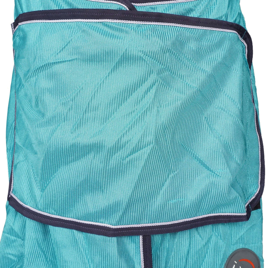 HKM Fly Rug Lissabon with a Hood Aqua