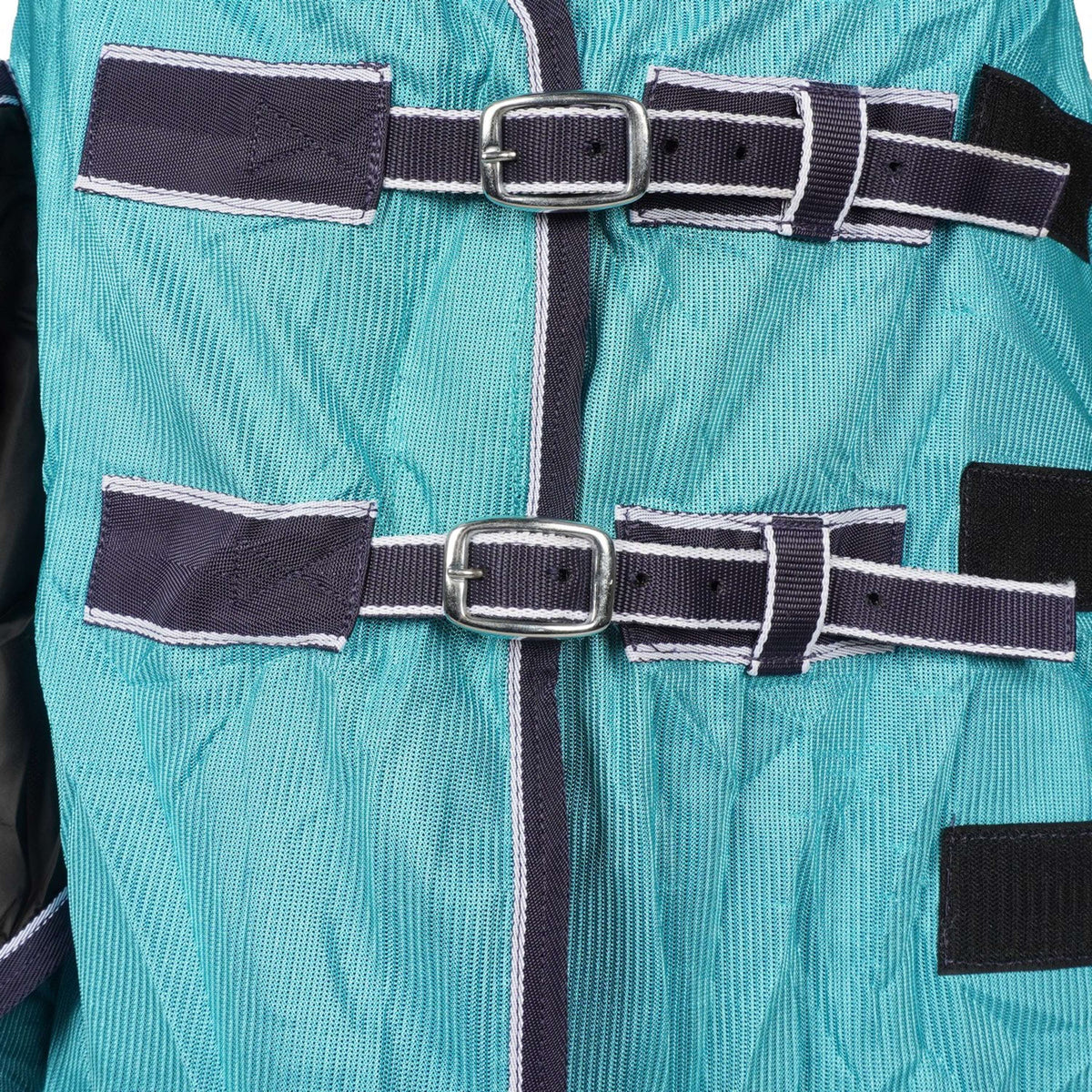 HKM Fly Rug Lissabon with a Hood Aqua