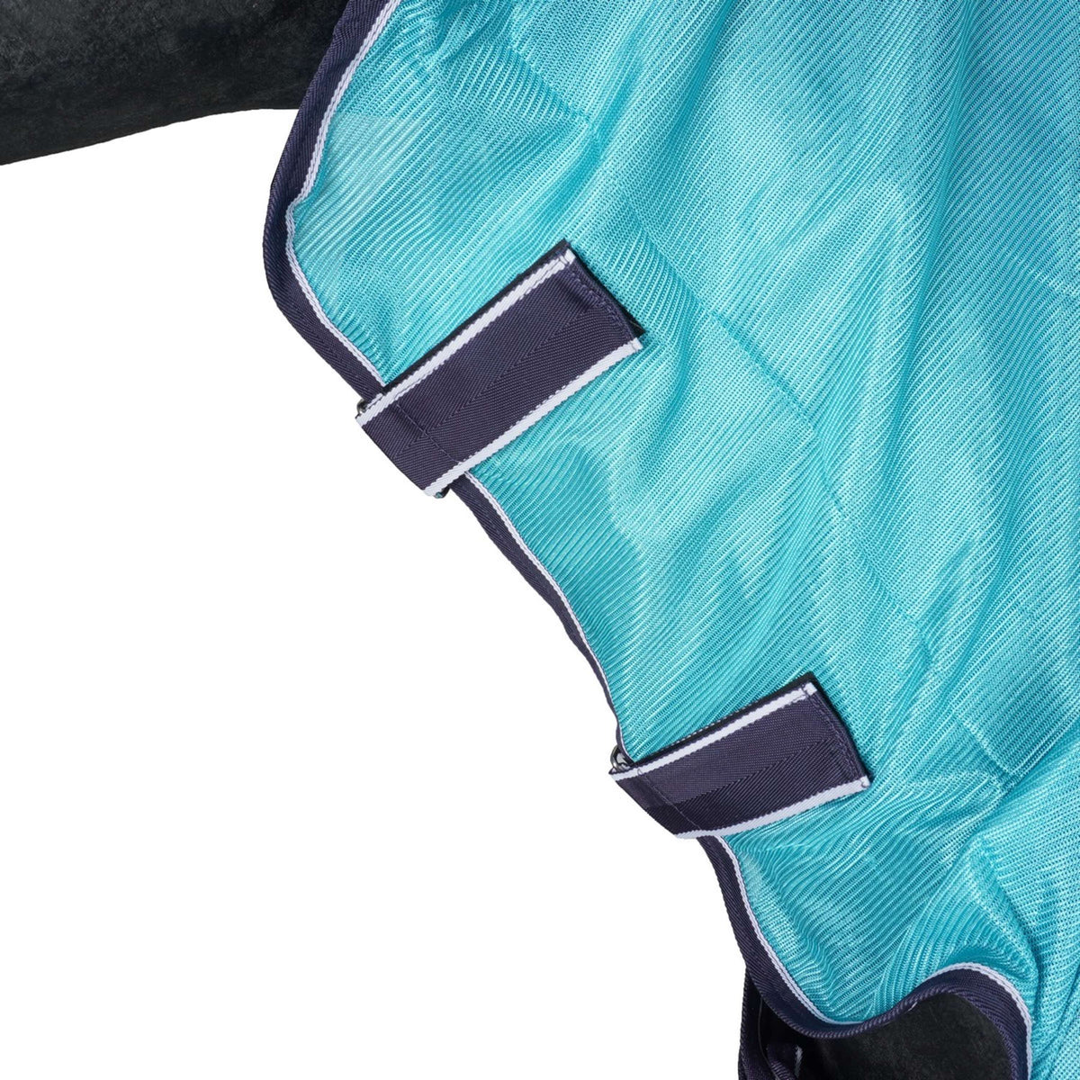 HKM Fly Rug Lissabon with a Hood Aqua