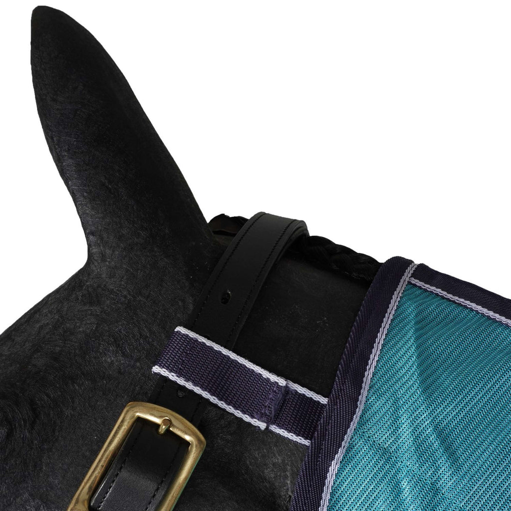 HKM Fly Rug Lissabon with a Hood Aqua