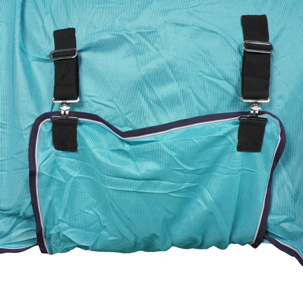 HKM Fly Rug Lissabon with a Hood Aqua