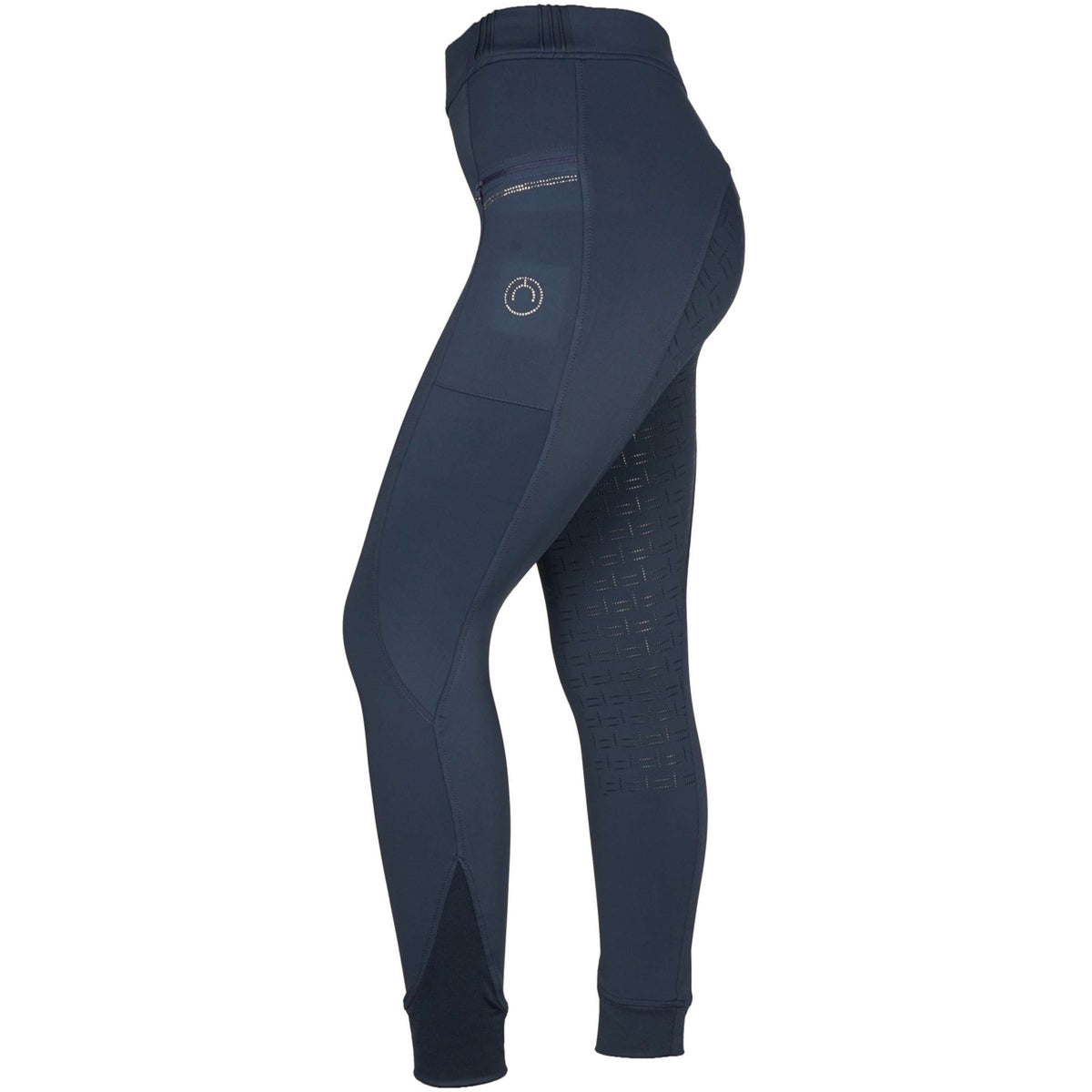 Montar Riding Legging MoRosie Crystals Junior Full Grip Dark Navy