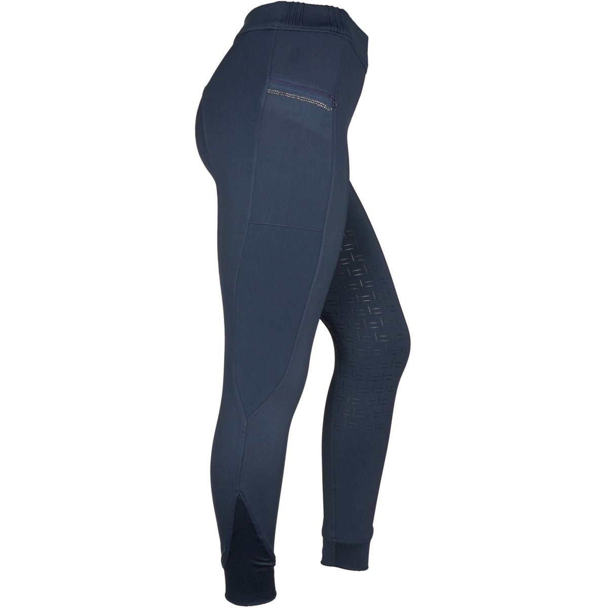 Montar Riding Legging MoRosie Crystals Junior Full Grip Dark Navy