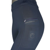 Montar Riding Legging MoRosie Crystals Junior Full Grip Dark Navy