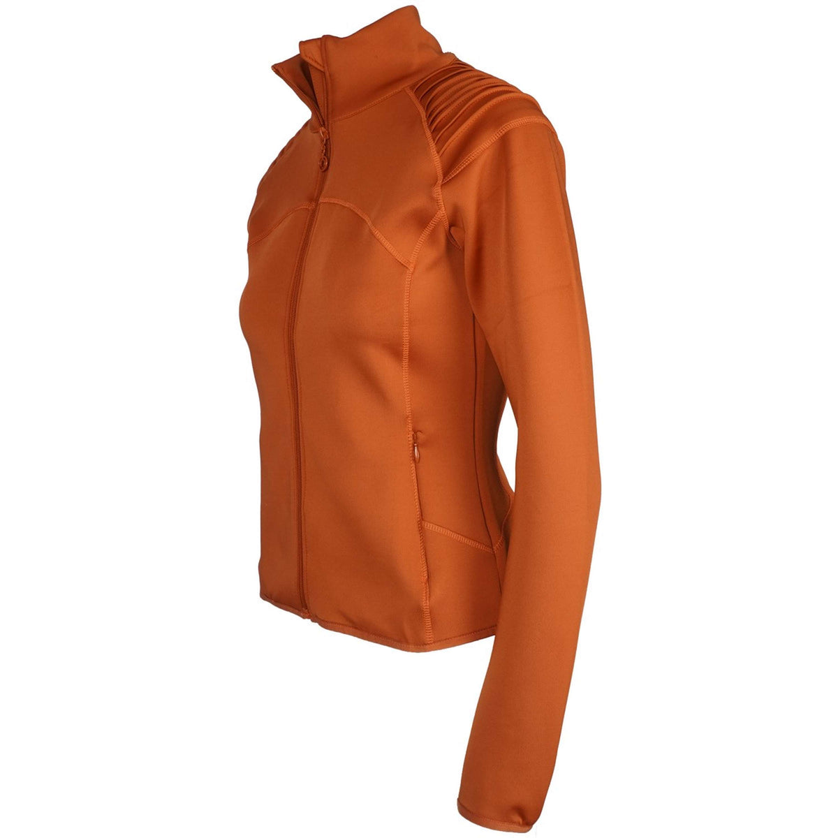 Montar Jacket MoPaige Pintucks Crystals Bronze