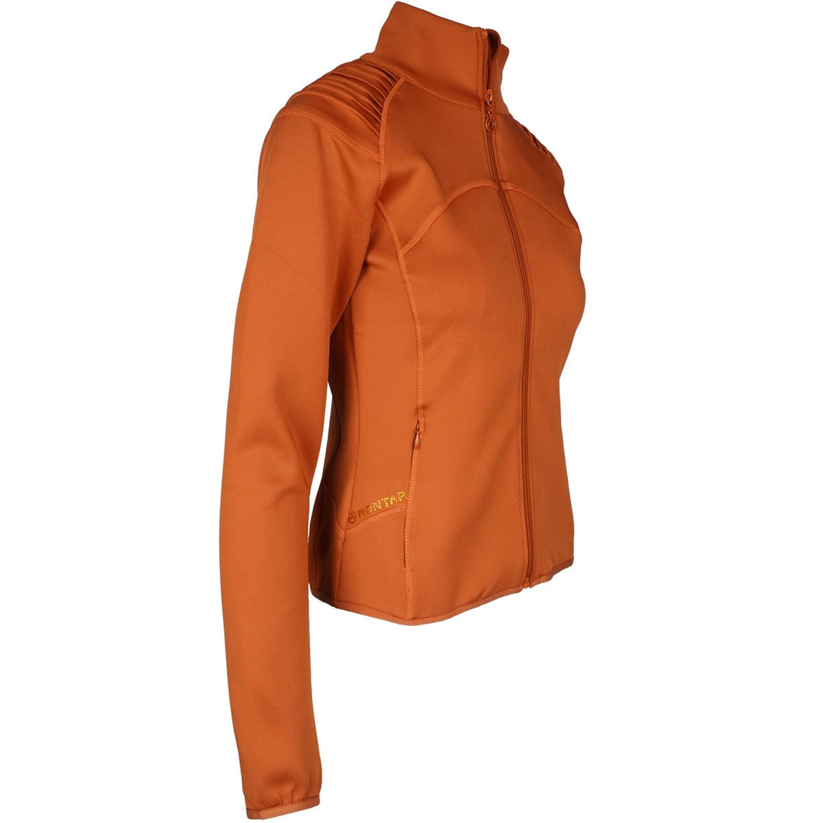 Montar Jacket MoPaige Pintucks Crystals Bronze