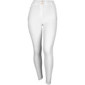 Montar Breeches Briella Rosegold Crystals Highwaist Full Grip White