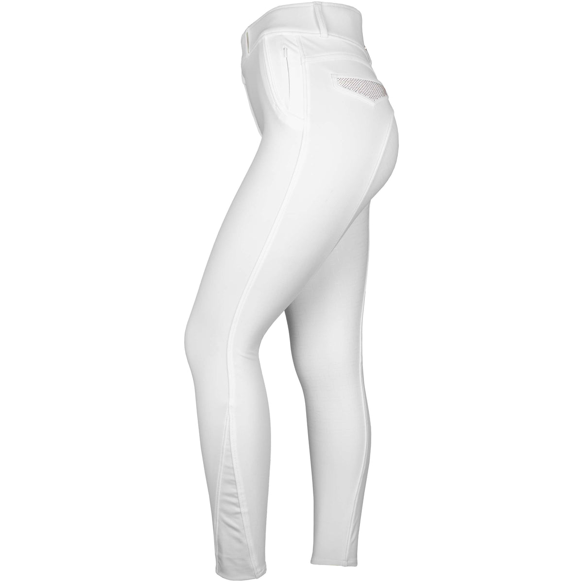 Montar Breeches Briella Rosegold Crystals Highwaist Full Grip White