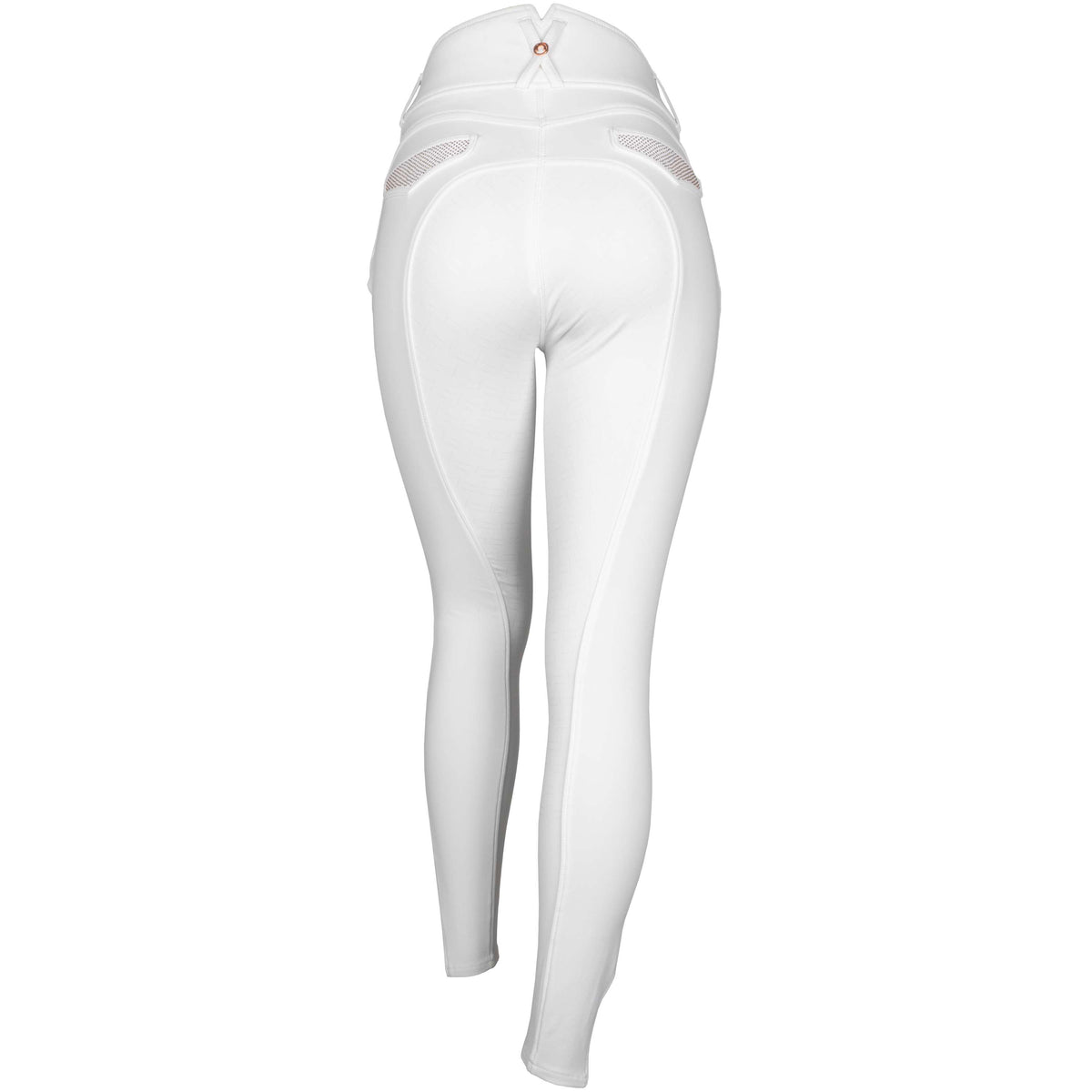 Montar Breeches Briella Rosegold Crystals Highwaist Full Grip White