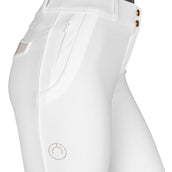 Montar Breeches Briella Rosegold Crystals Highwaist Full Grip White