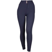 Montar Breeches Briella Rosegold Crystals Highwaist Full Grip Navy