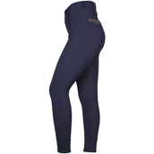 Montar Breeches Briella Rosegold Crystals Highwaist Full Grip Navy