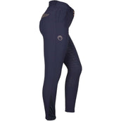 Montar Breeches Briella Rosegold Crystals Highwaist Full Grip Navy