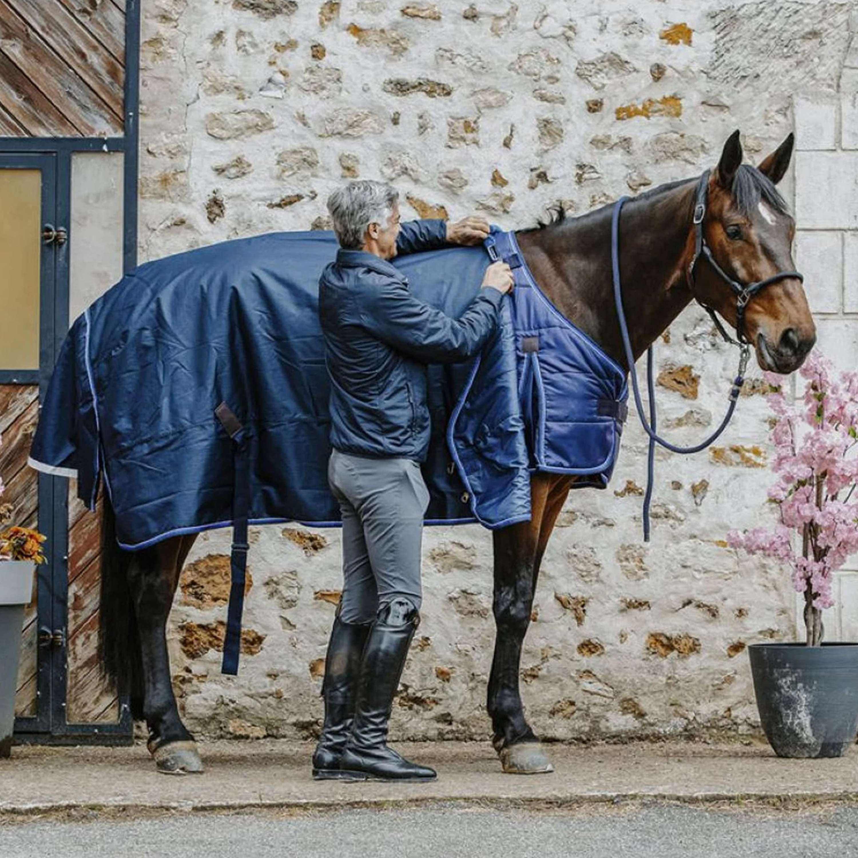 EQUITHÈME Under Rug Classic 100g Navy