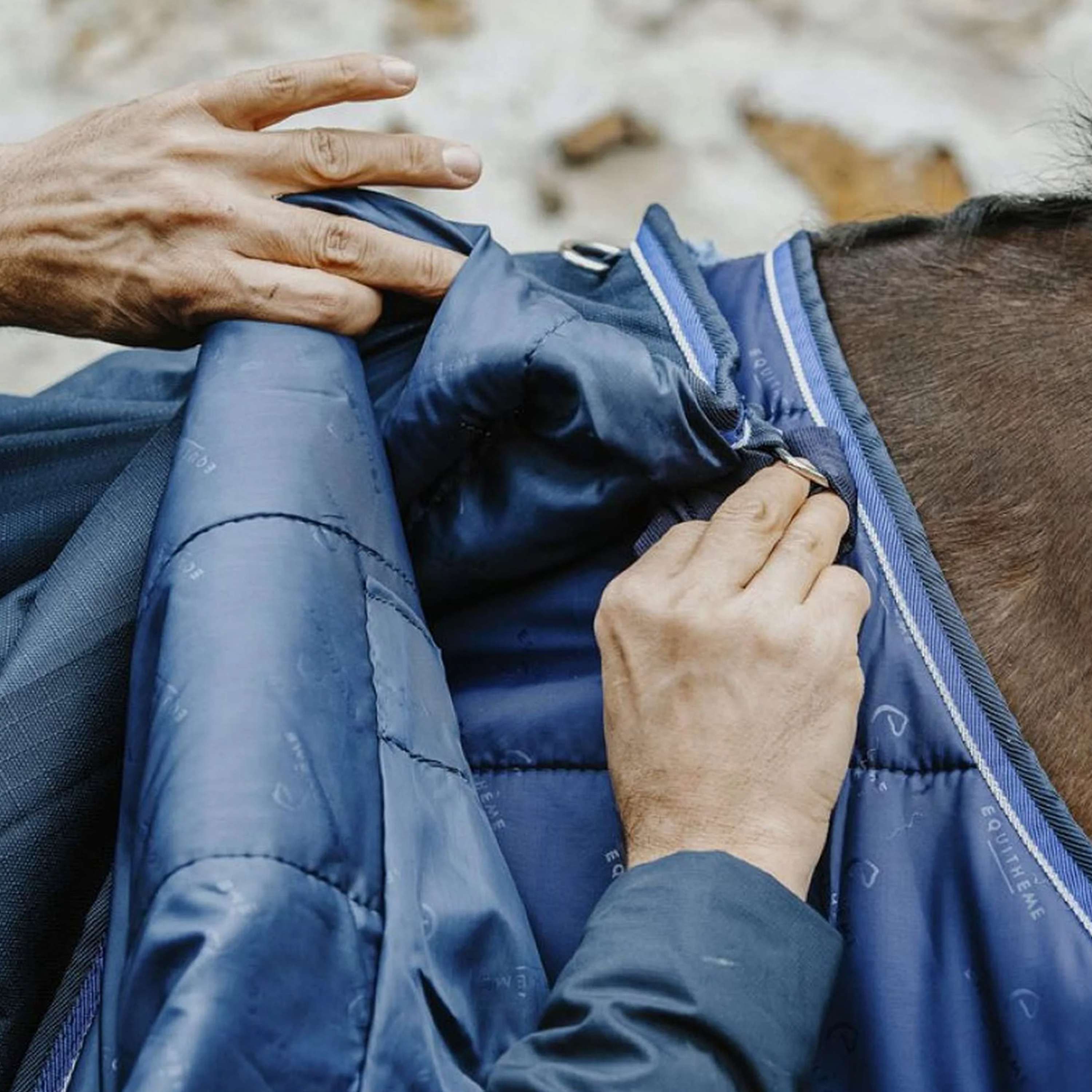 EQUITHÈME Under Rug Classic 100g Navy