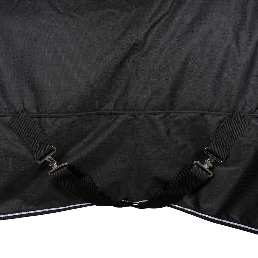 EQUITHÈME Outdoor Rug Tyrex 600D Standard 150g Black