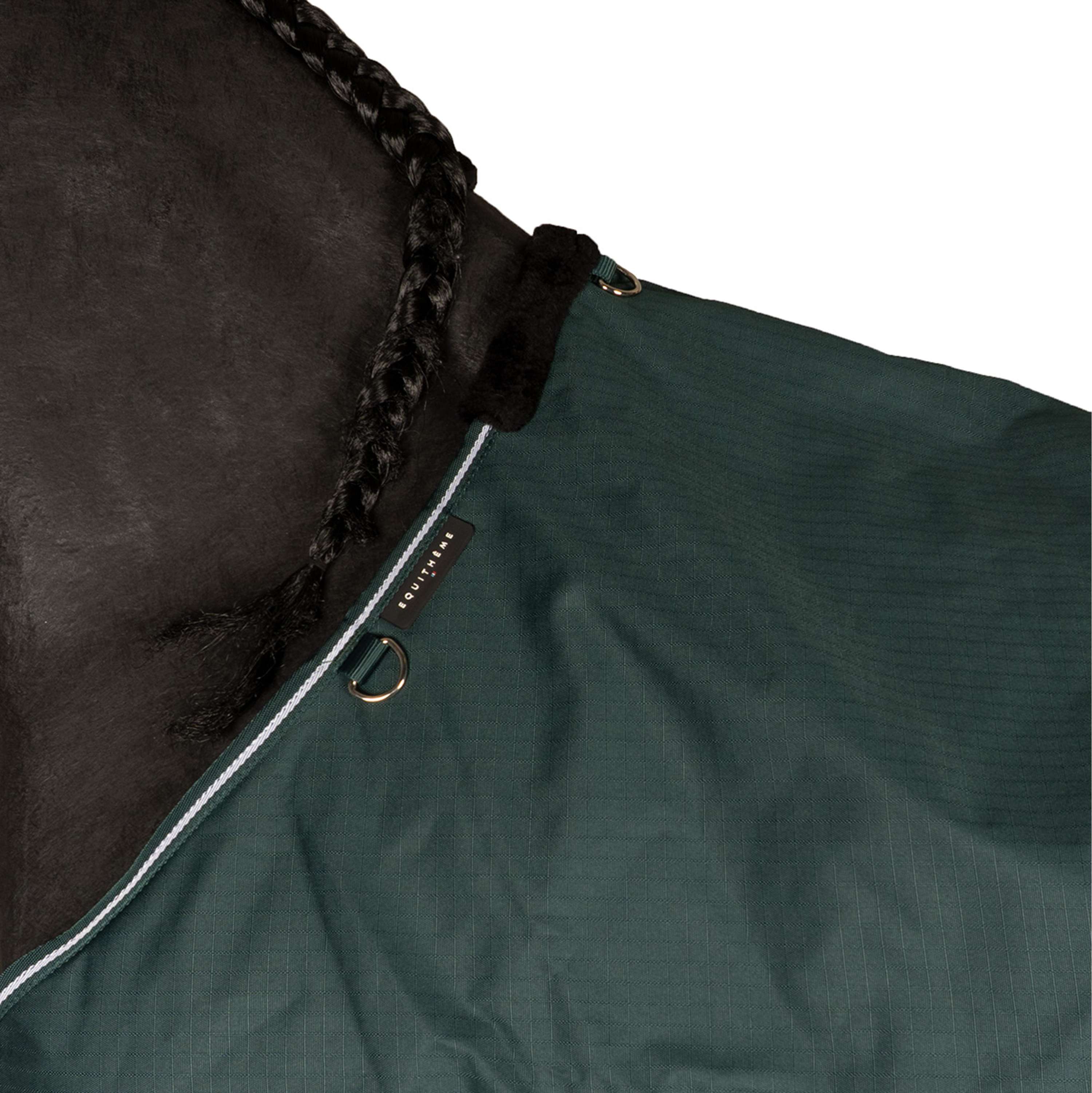 EQUITHÈME Outdoor Rug Tyrex 600D Standard 150g Green