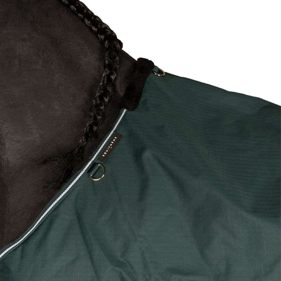 EQUITHÈME Outdoor Rug Tyrex 600D Standard 150g Green