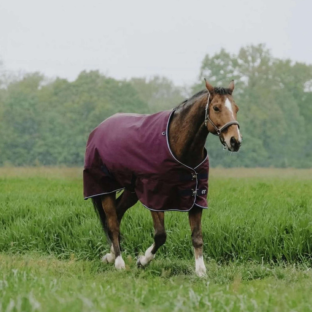 EQUITHÈME Outdoor Rug Tyrex 1200D 0g Standard Burgundy