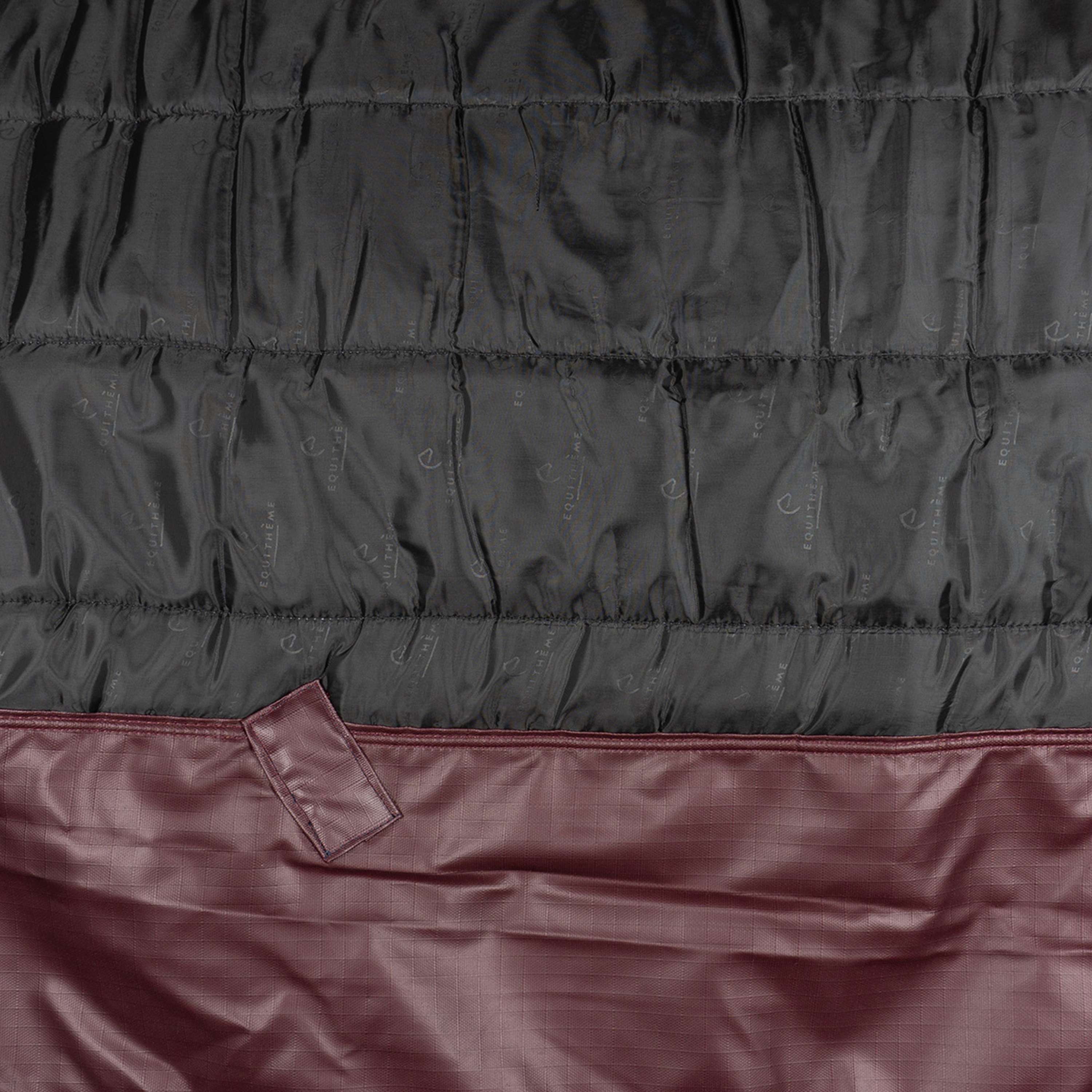 EQUITHÈME Outdoor Rug Tyrex 1200D 50g Standard Burgundy