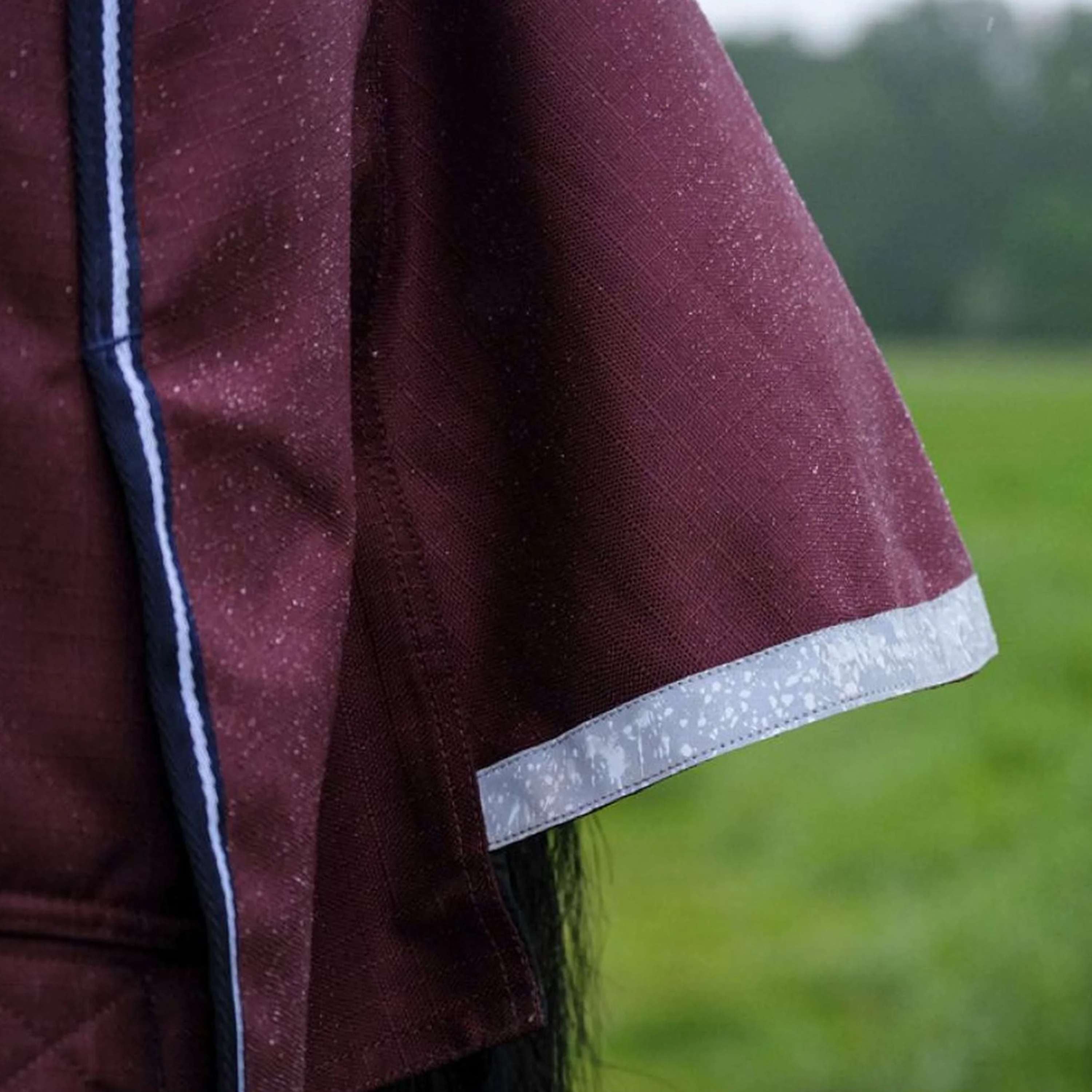 EQUITHÈME Outdoor Rug Tyrex 1200D 0g High Neck Burgundy