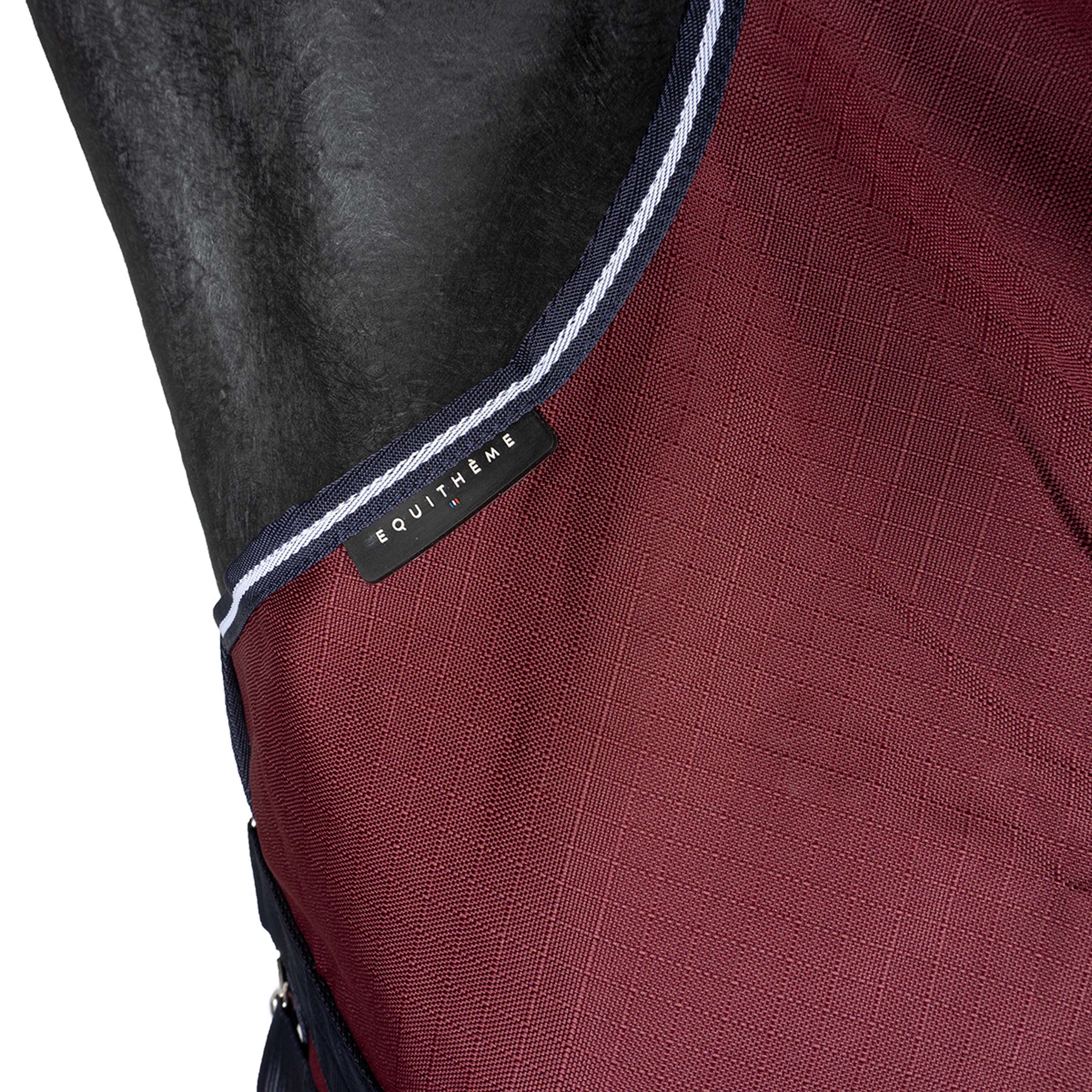 EQUITHÈME Outdoor Rug Tyrex 1200D 0g High Neck Burgundy