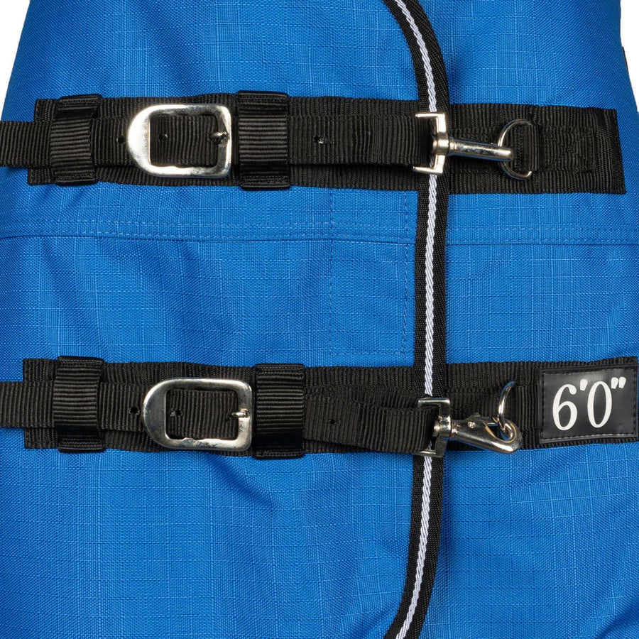 EQUITHÈME Outdoor Rug Tyrex 1200D 300g Aisance High Neck Royal Blue
