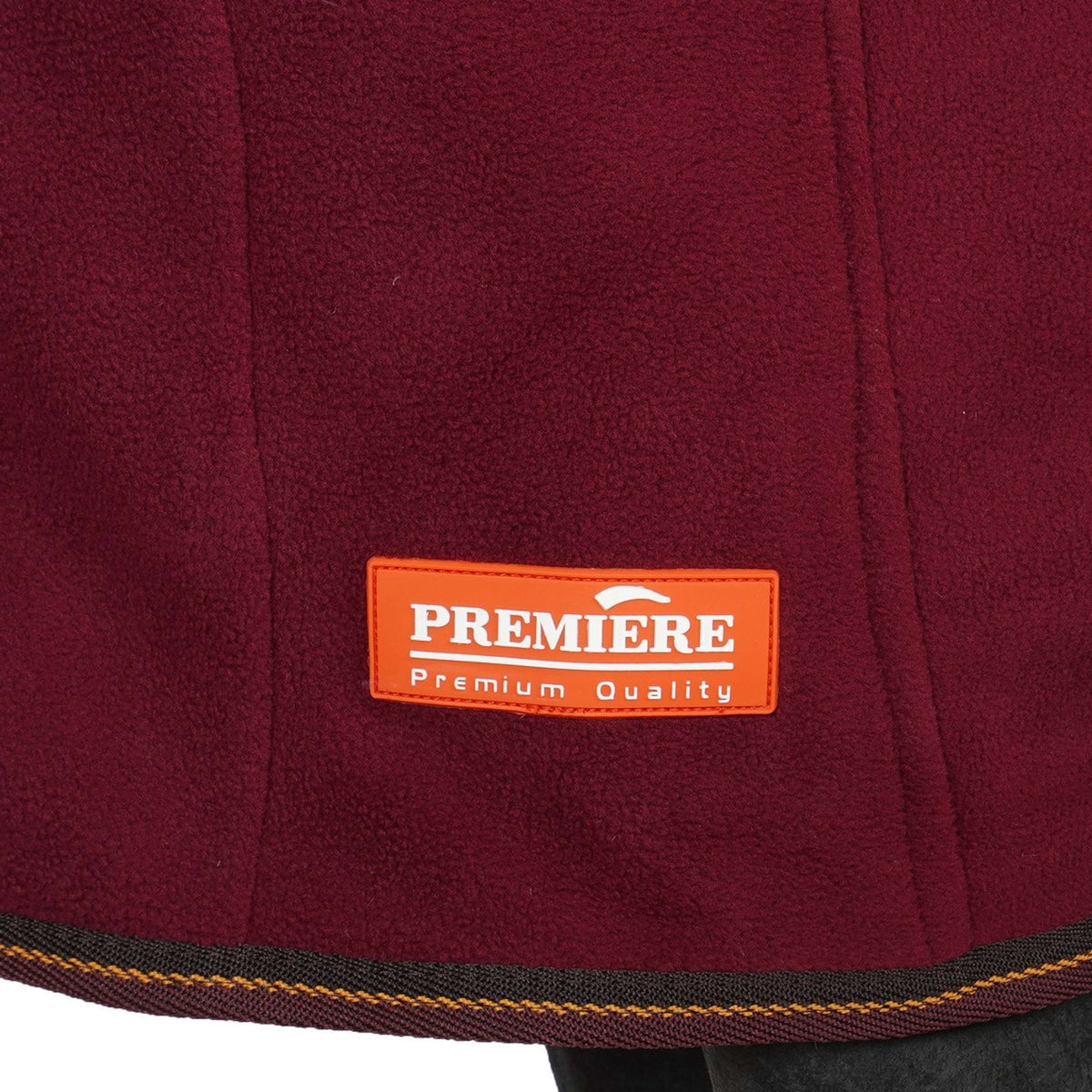 Premiere Fleece Rug with a Hood Marroon Banner