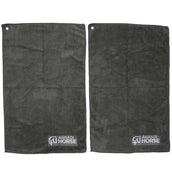Agradi Horse Towel Microfibre per Paar Grey