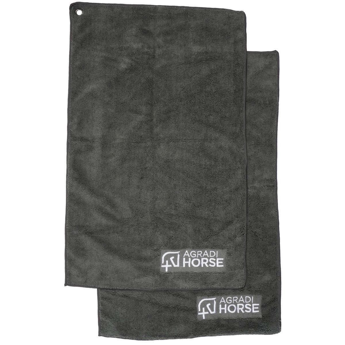 Agradi Horse Towel Microfibre per Paar Grey