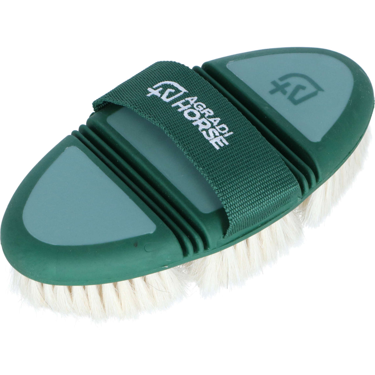 Agradi Horse Grooming Brush Flex Geitenhaar Fir Green