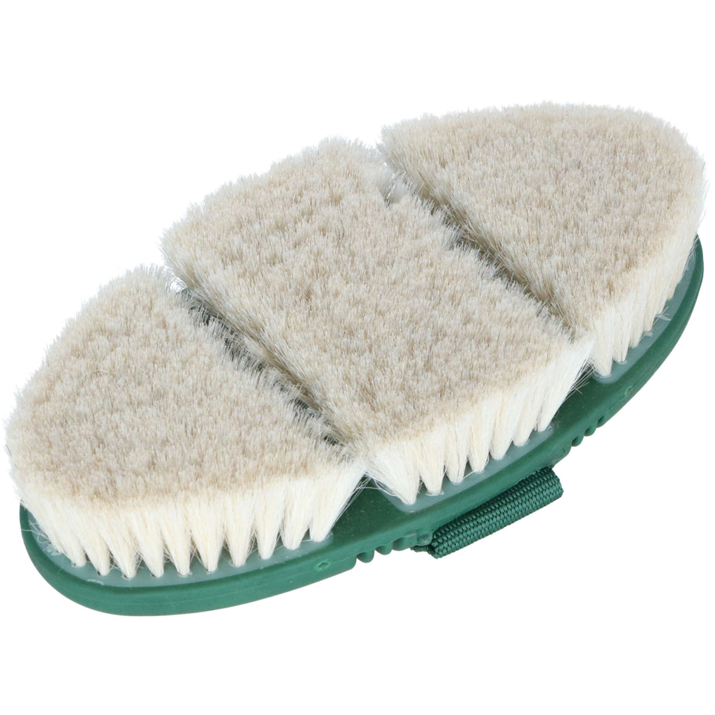 Agradi Horse Grooming Brush Flex Geitenhaar Fir Green