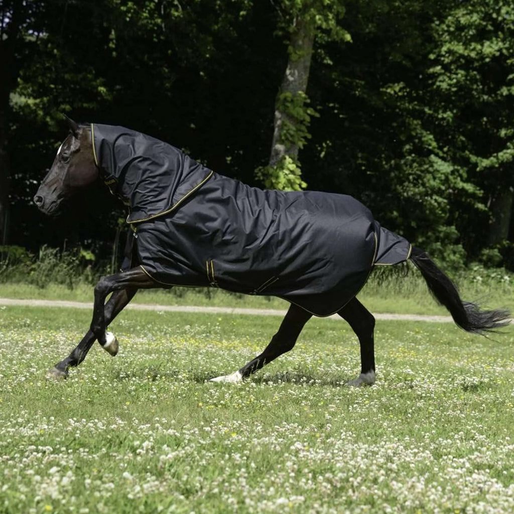 Bucas Hood Irish Turnout Combi Neck 300g Black/Gold