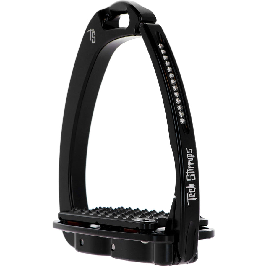 Tech Stirrups Stirrups Venice Plus Swarovski Dressage Black/Black