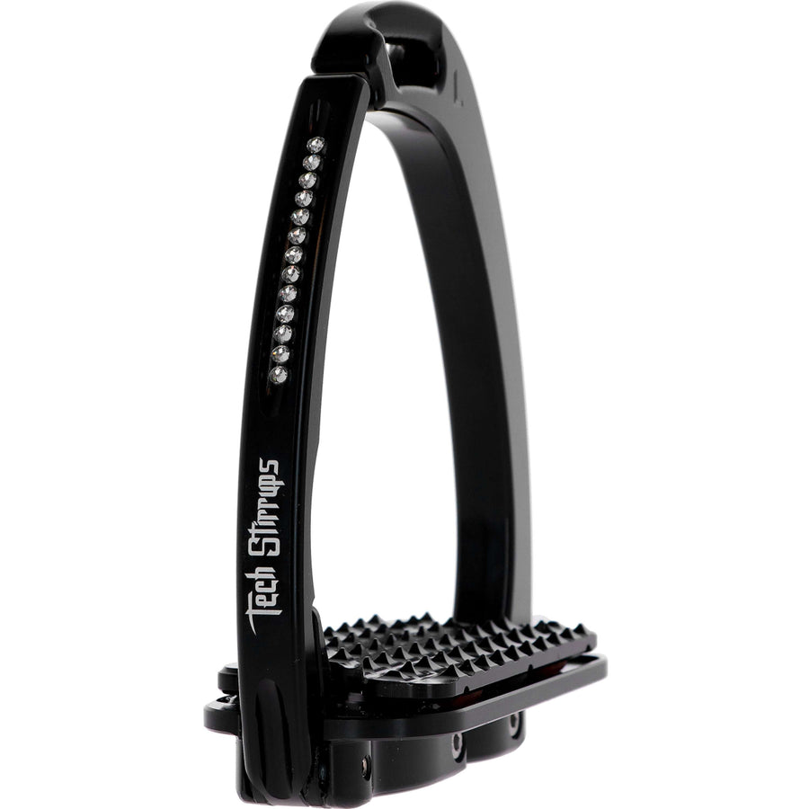 Tech Stirrups Stirrups Venice Plus Swarovski Dressage Black/Black