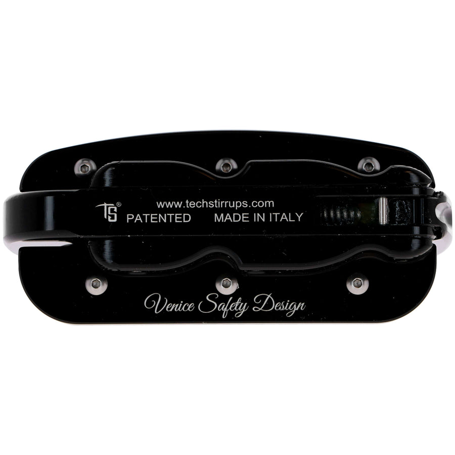 Tech Stirrups Stirrups Venice Plus Swarovski Dressage Black/Black