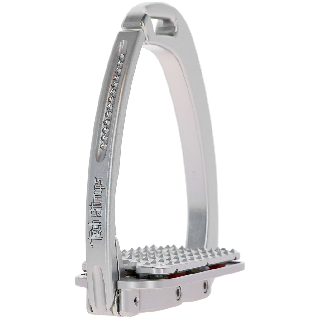 Tech Stirrups Stirrups Venice Plus Swarovski Dressage Silver/Silver