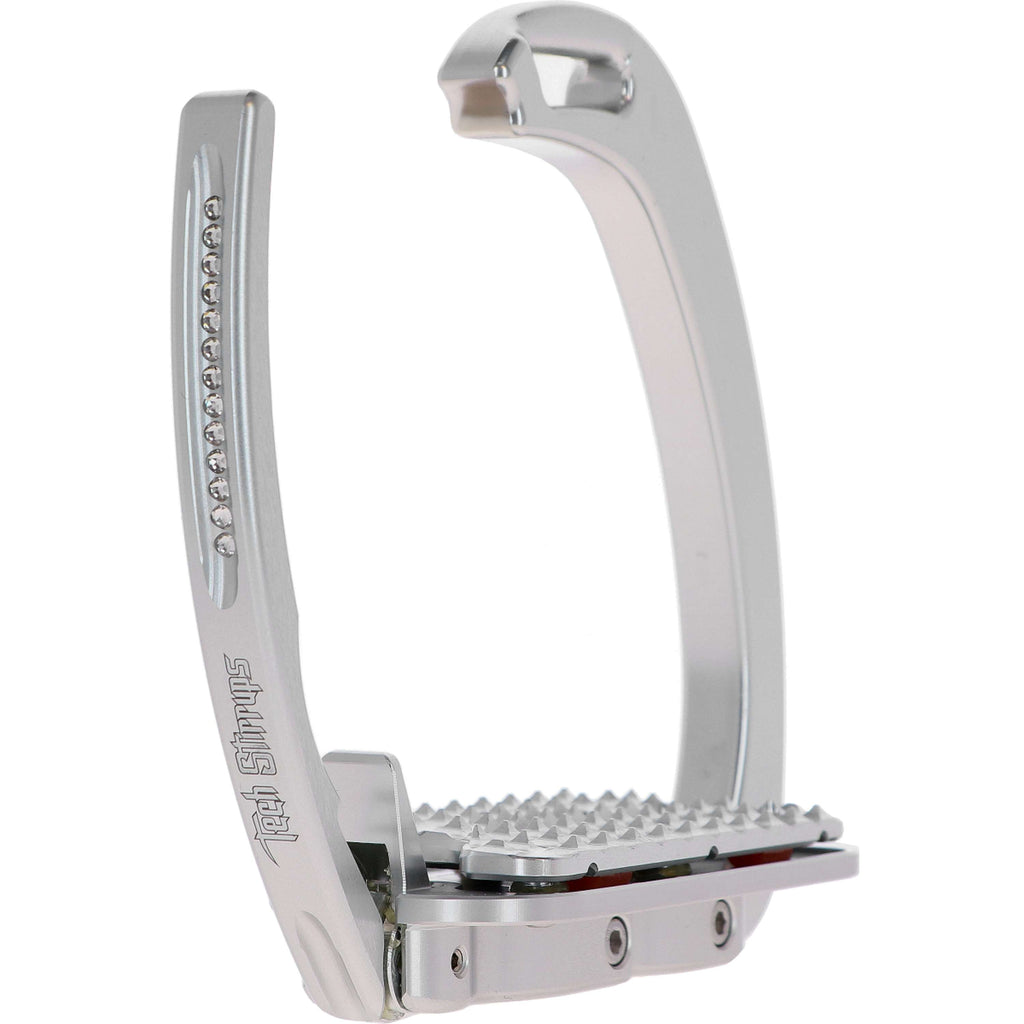 Tech Stirrups Stirrups Venice Plus Swarovski Dressage Silver/Silver