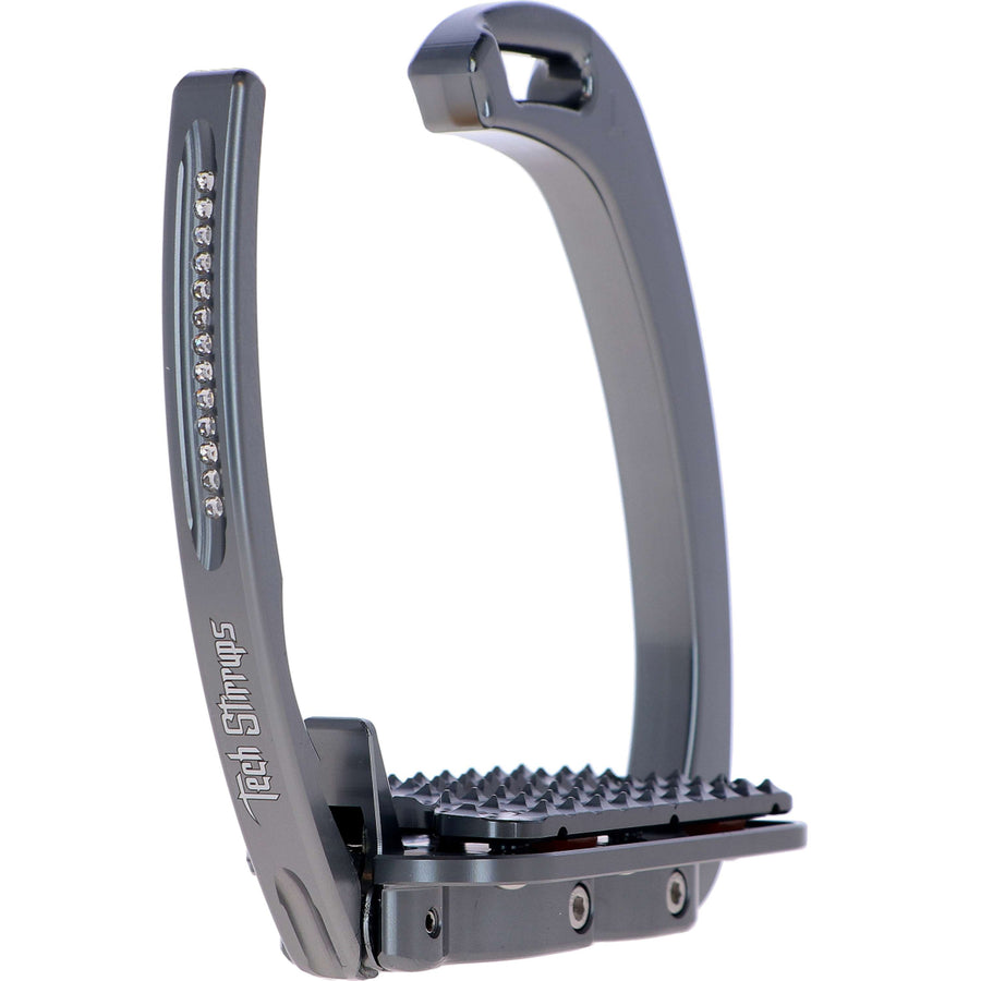Tech Stirrups Stirrups Venice Plus Swarovski Dressage Titanium