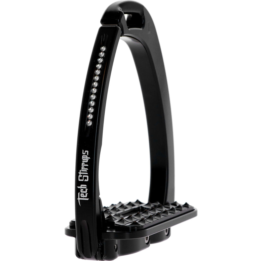 Tech Stirrups Stirrups Venice Sloped Evo Swarovski Black/Black