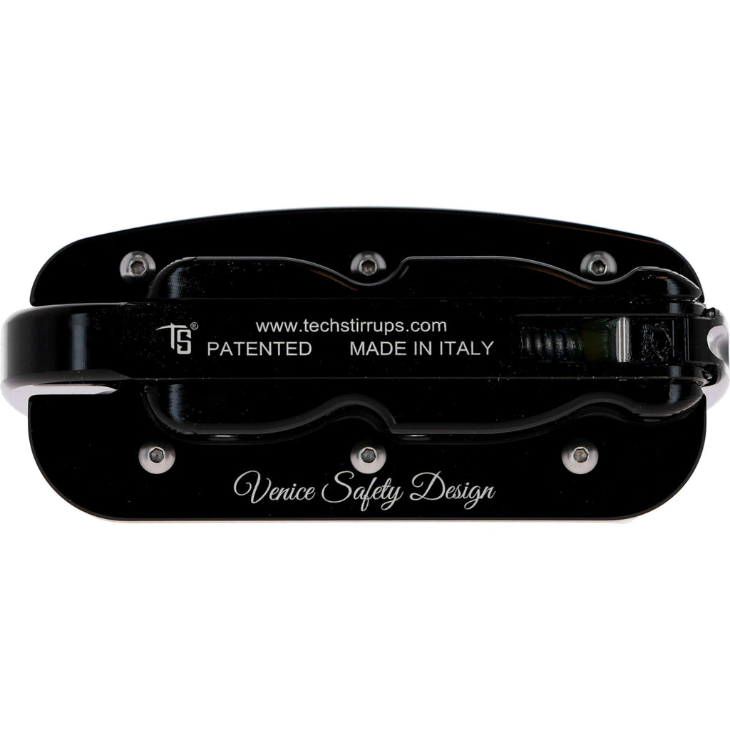 Tech Stirrups Stirrups Venice Sloped Evo Swarovski Black/Black