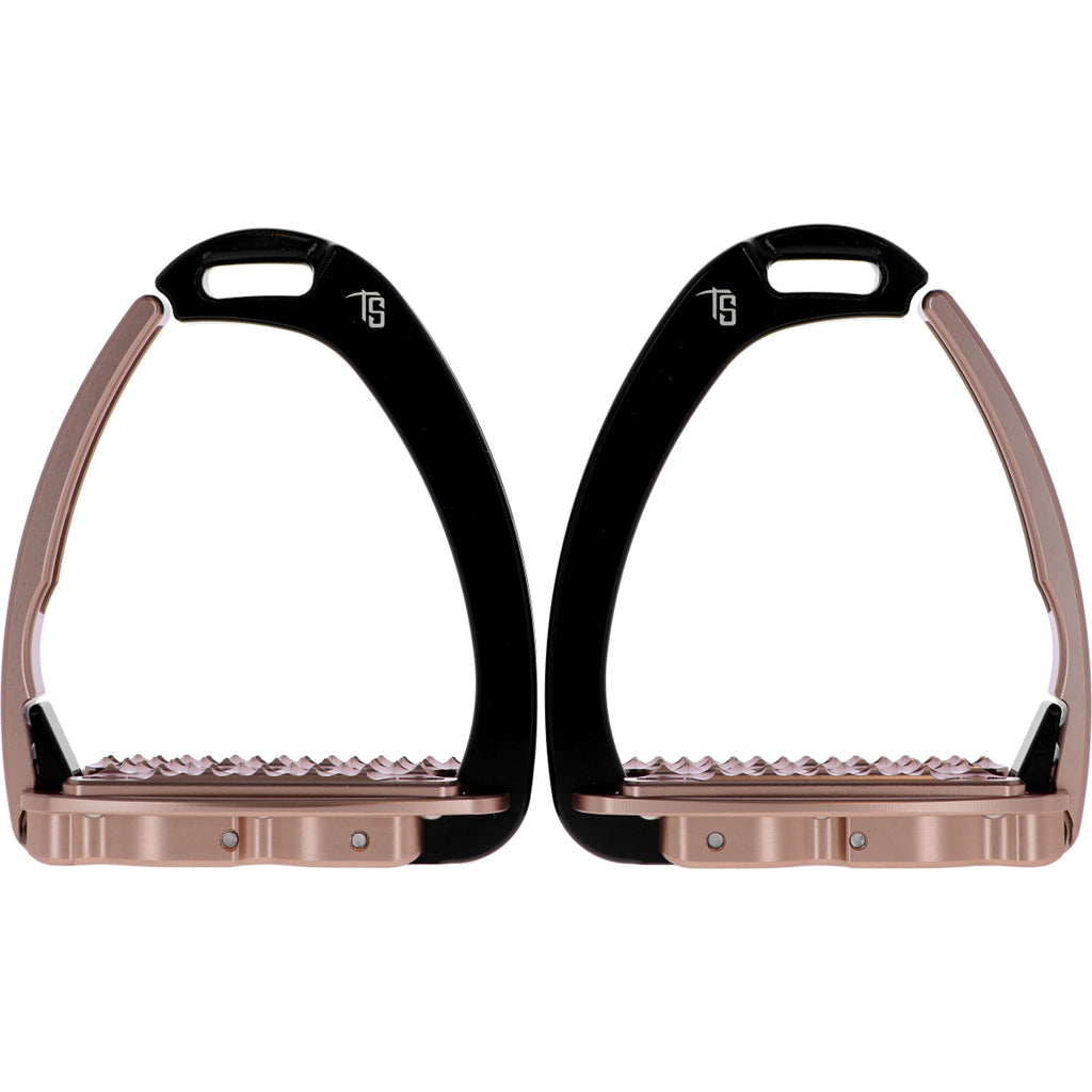 Tech Stirrups Stirrups Venice Sloped Evo Swarovski Black/Rosegold