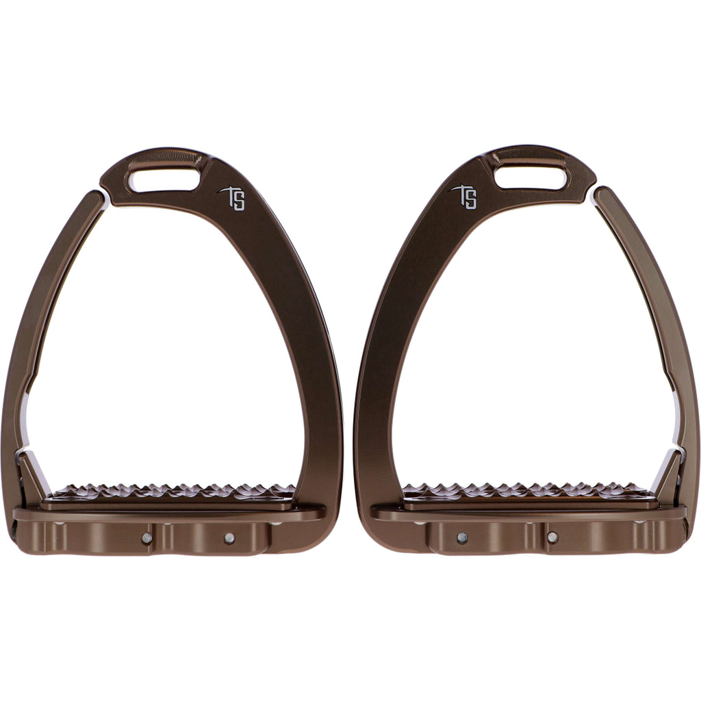 Tech Stirrups Stirrups Venice Sloped Evo Swarovski Brown
