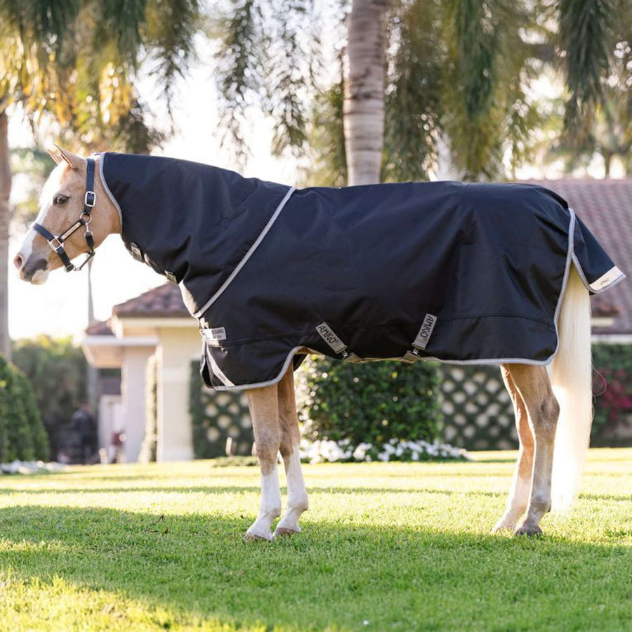 Amigo Turnout 1200D Plus Pony 50g Black/Titanium Grey/Silver