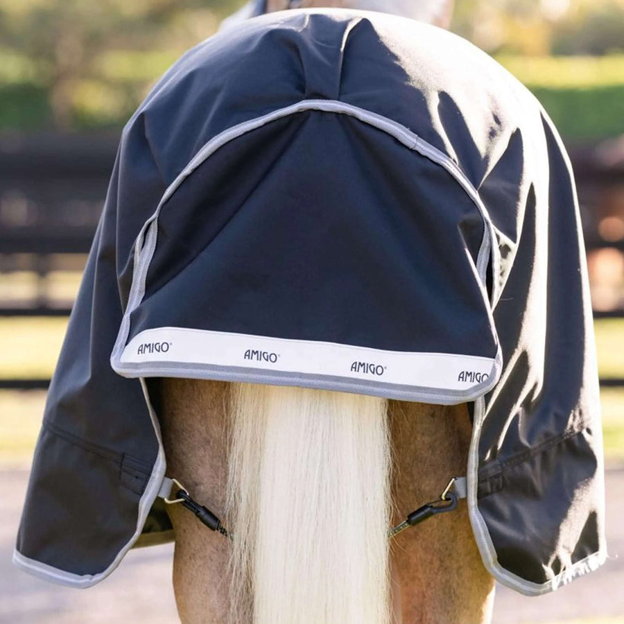 Amigo Turnout 1200D Plus Pony 50g Black/Titanium Grey/Silver