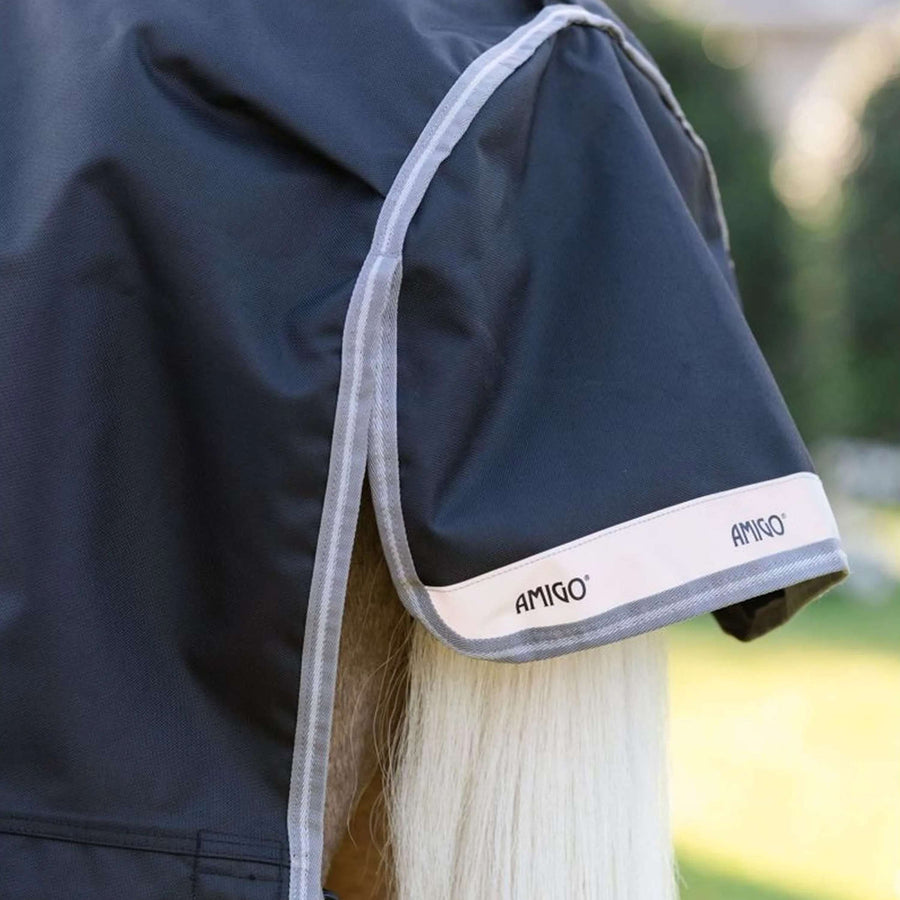 Amigo Turnout 1200D Plus Pony 50g Black/Titanium Grey/Silver