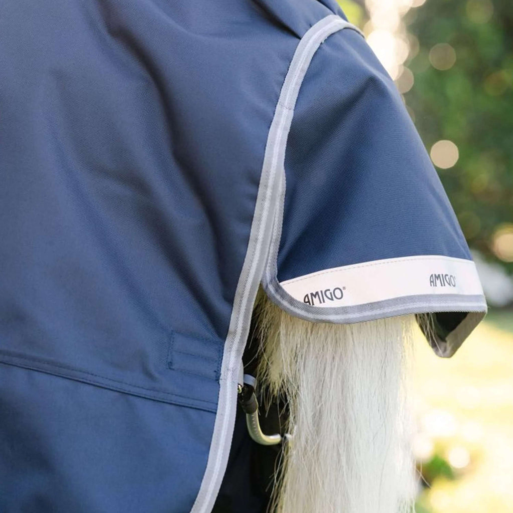 Amigo Turnout 1200D Pony 0g Navy/Titanium Grey/Silver