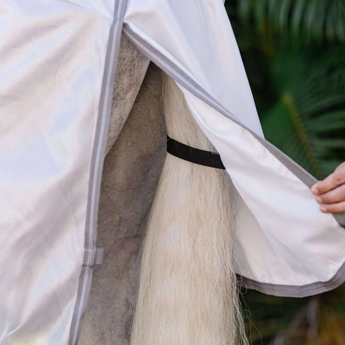 Amigo Fly Rug Integrated Silver/Titanium Grey/Silver