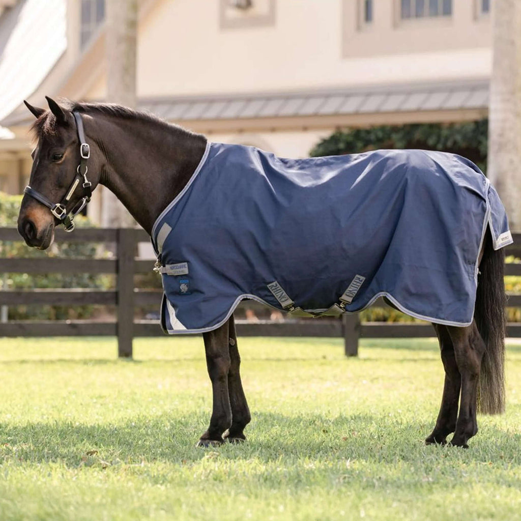 Rhino Pony Turnout 250g Varilayer Navy/Titanium Grey/Classic Blue