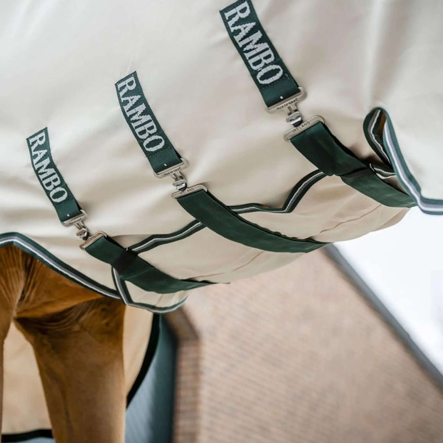 Rambo Hoody Chalk/Hunter Green/Silver